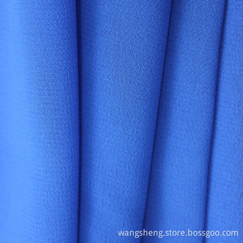 100% Polyester Crepe Chiffon Fabric for Wedding Dress